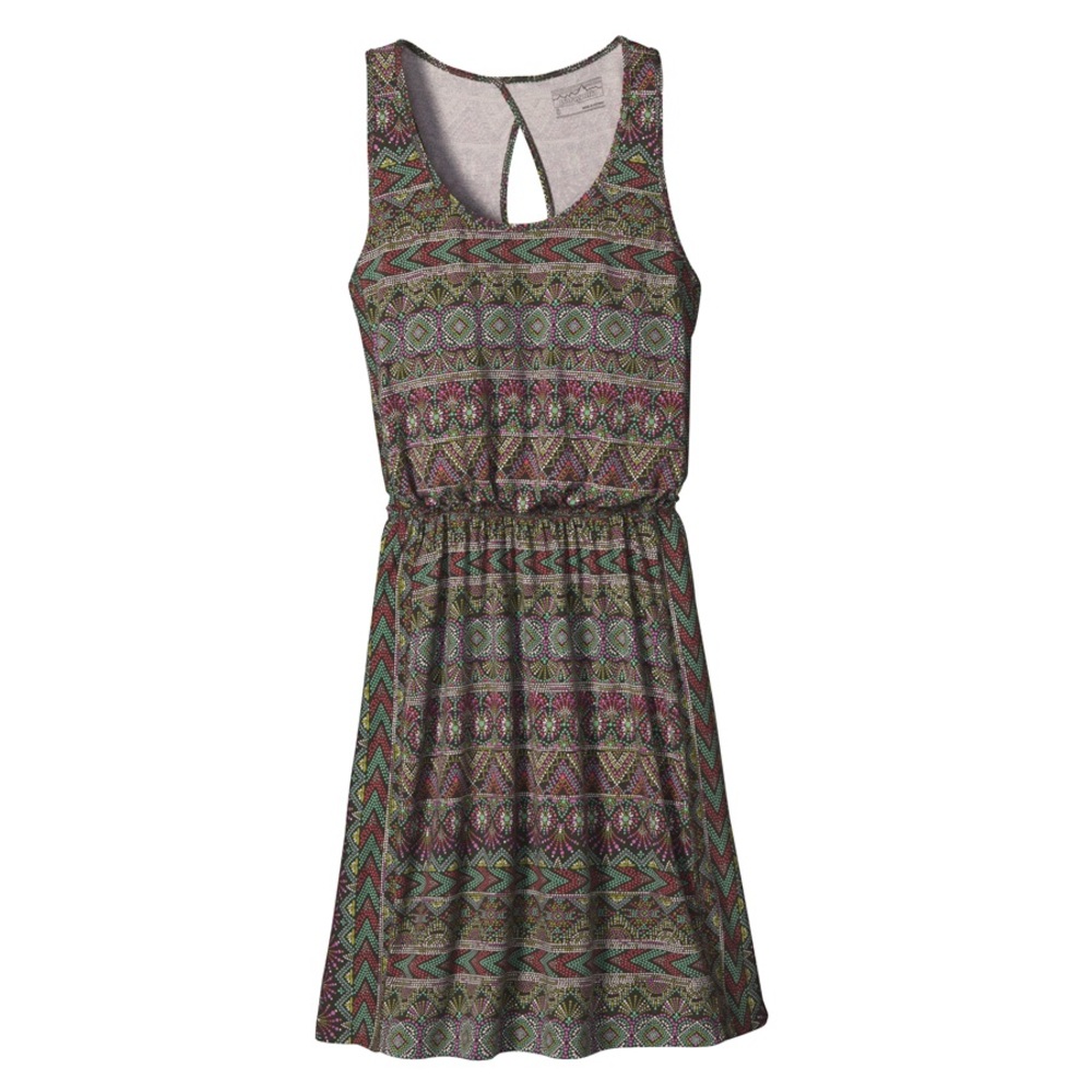 Patterned Sleeveless Dress